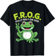 F.R.O.G. Fully Rely On God Christian T-Shirt - T-Shirt | Black
