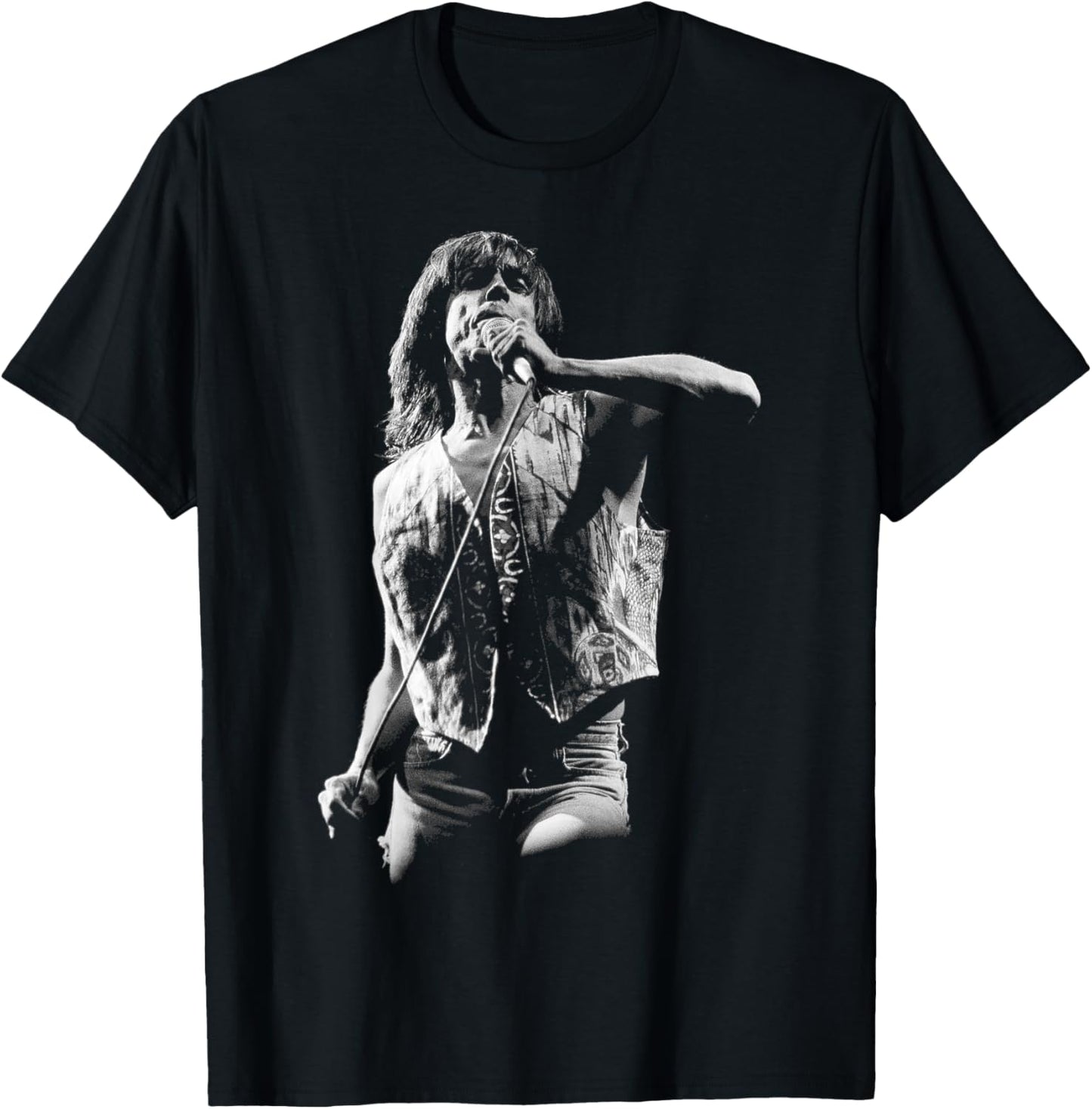 Iggy Pop The Stooges Reading Festival Lust for Life 1991 T-Shirt - T-Shirt | Black