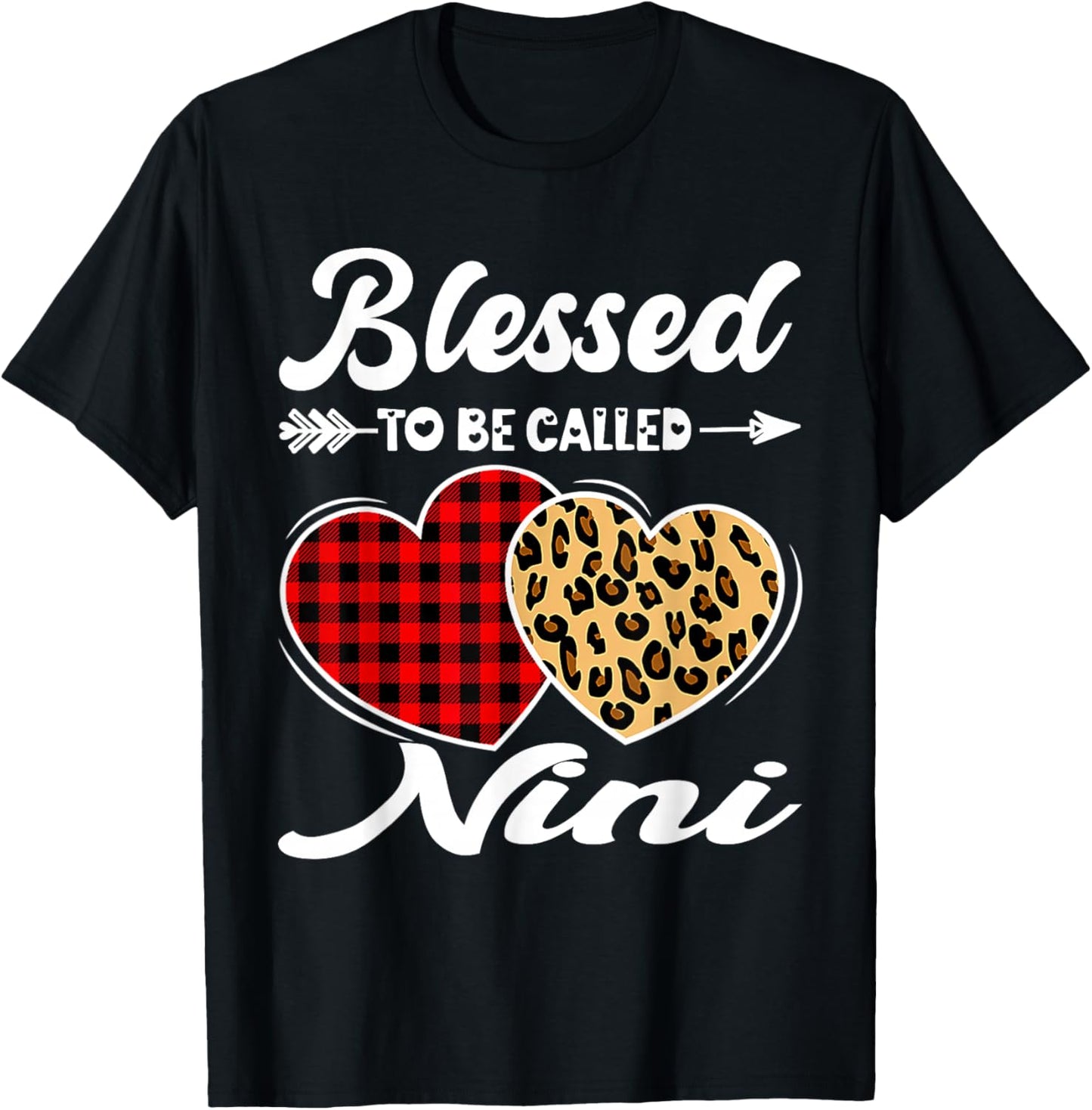Blessed to Be Called Nini Mother's Day T-Shirt - T-Shirt | Black
