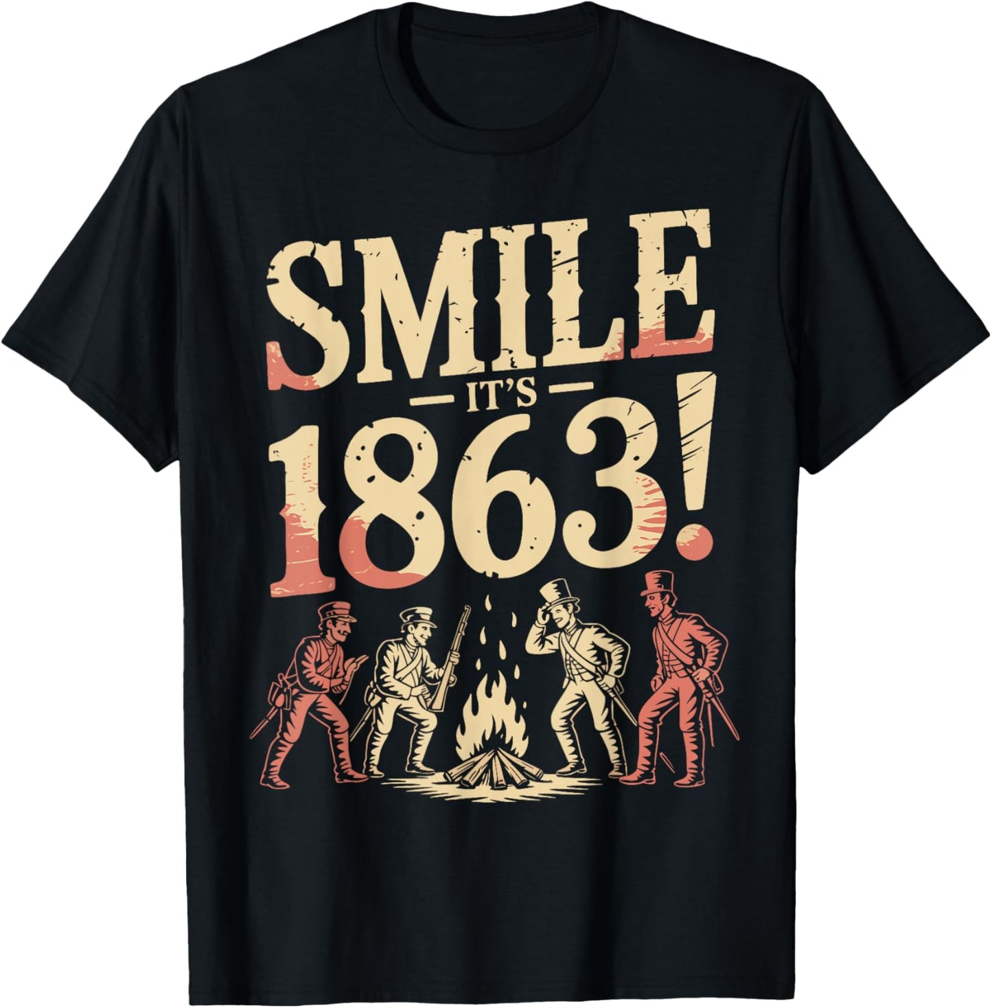 Civil War Reenactor Funny Reenactment T-Shirt - T-Shirt | Black