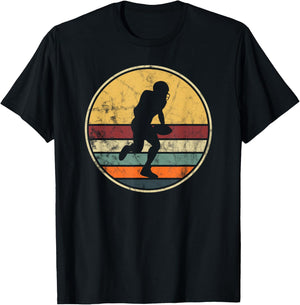 American Football Vintage for Football Retro Design T-Shirt - T-Shirt | Black