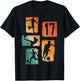 17th Birthday Boy Girl Soccer Player Football 17 Years Old T-Shirt - T-Shirt | Black