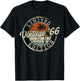 60th Birthday Vintage 1966 Limited Edition 60 Year Old Men T-Shirt - T-Shirt | Black