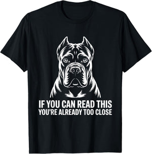 Cane Corso Italiano If You can Read T-Shirt - T-Shirt | Black