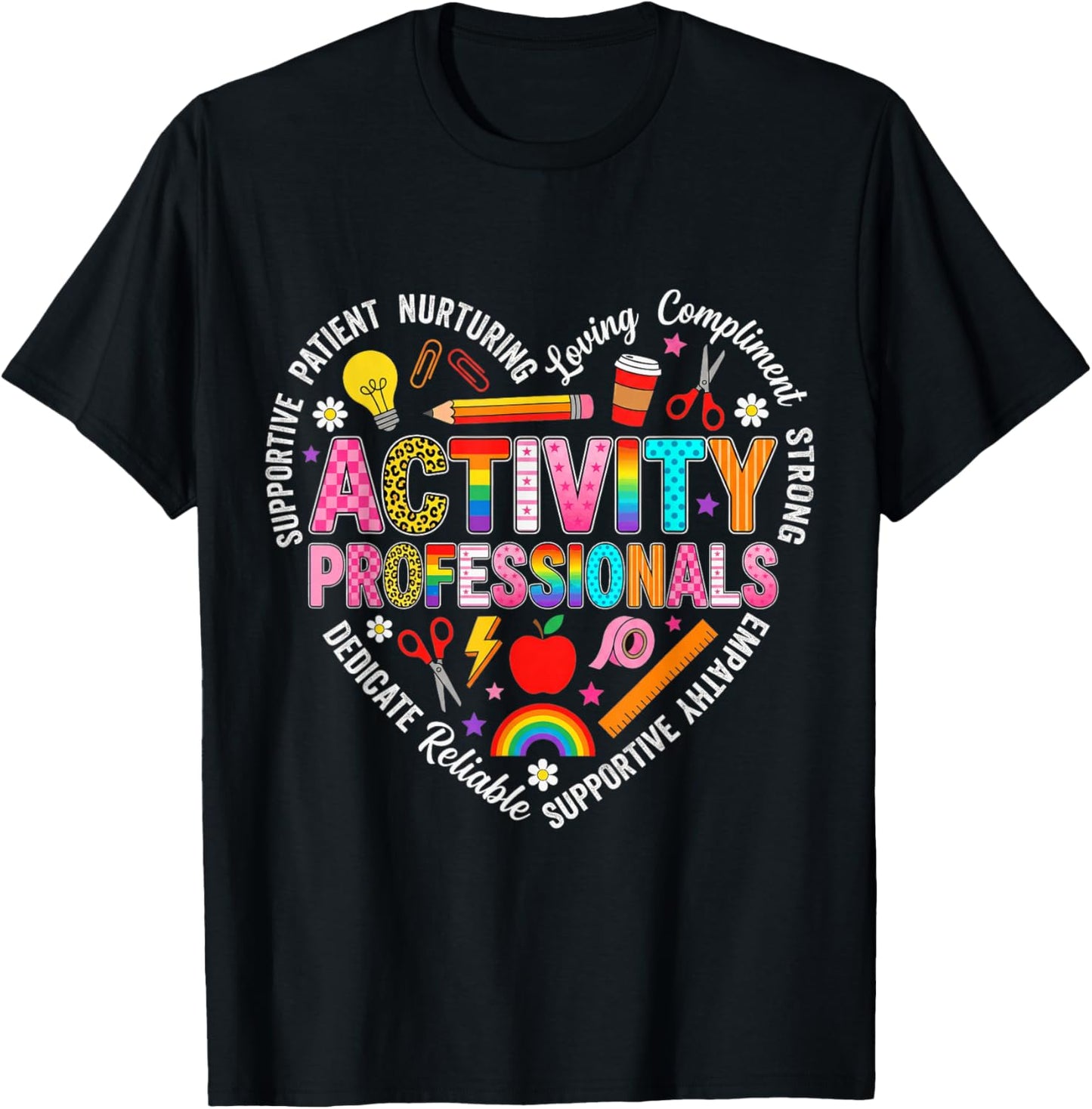 Activity Manager Activity Professionals Activity Coordinator T-Shirt - T-Shirt | Black