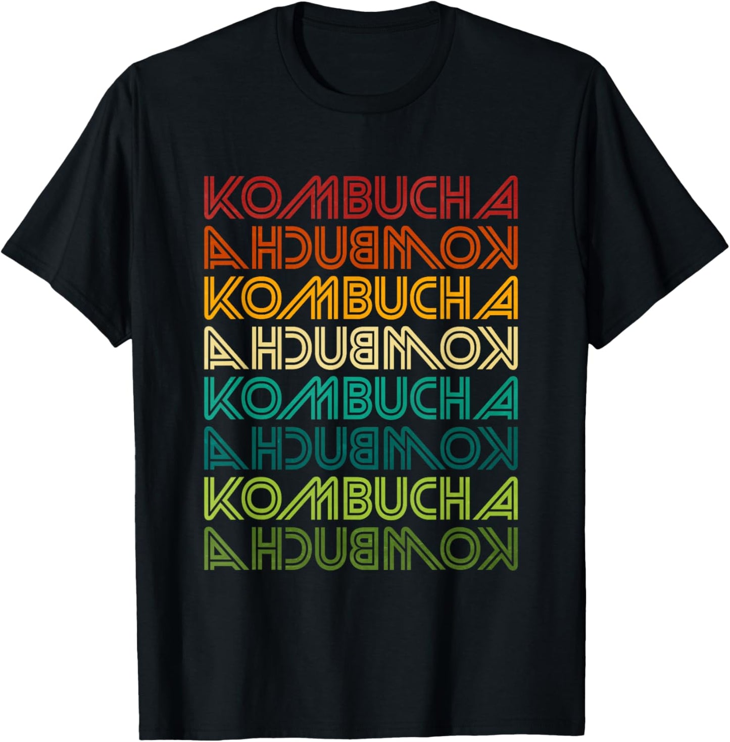 Retro Kombucha T-Shirt - T-Shirt | Black