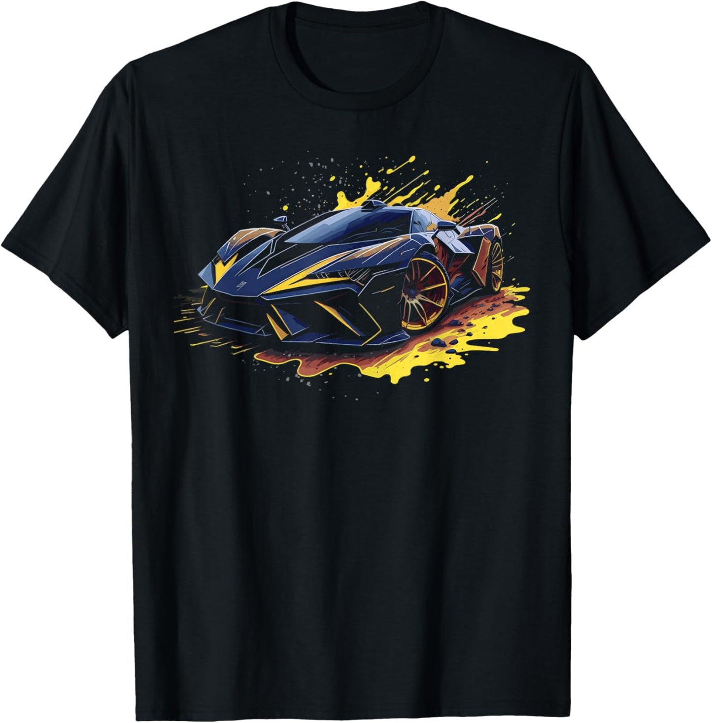 Sports Car Supercar T-Shirt - T-Shirt | Black