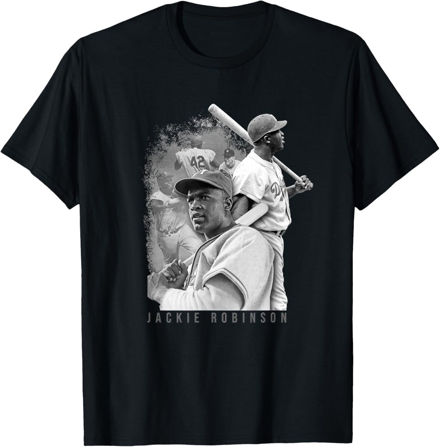 Jackie Robinson_002 T-Shirt - T-Shirt | Black