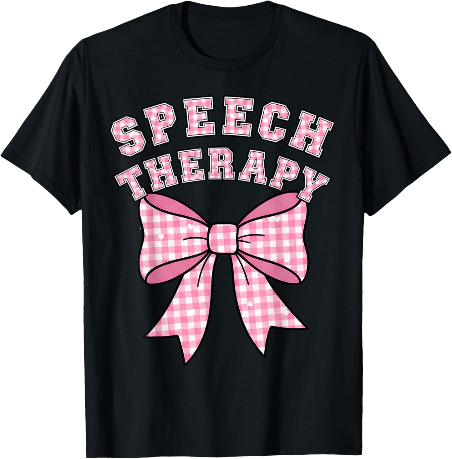 SLP Valentine's Day Speech Language Pathologist Student T-Shirt - T-Shirt | Black