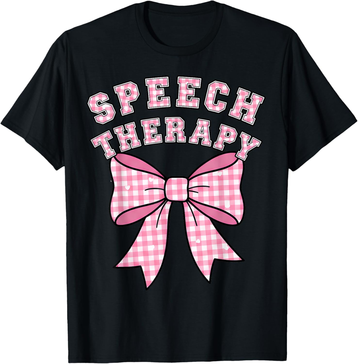 SLP Valentine's Day Speech Language Pathologist Student T-Shirt - T-Shirt | Black