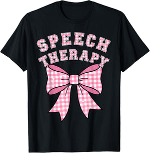 SLP Valentine's Day Speech Language Pathologist Student T-Shirt - T-Shirt | Black
