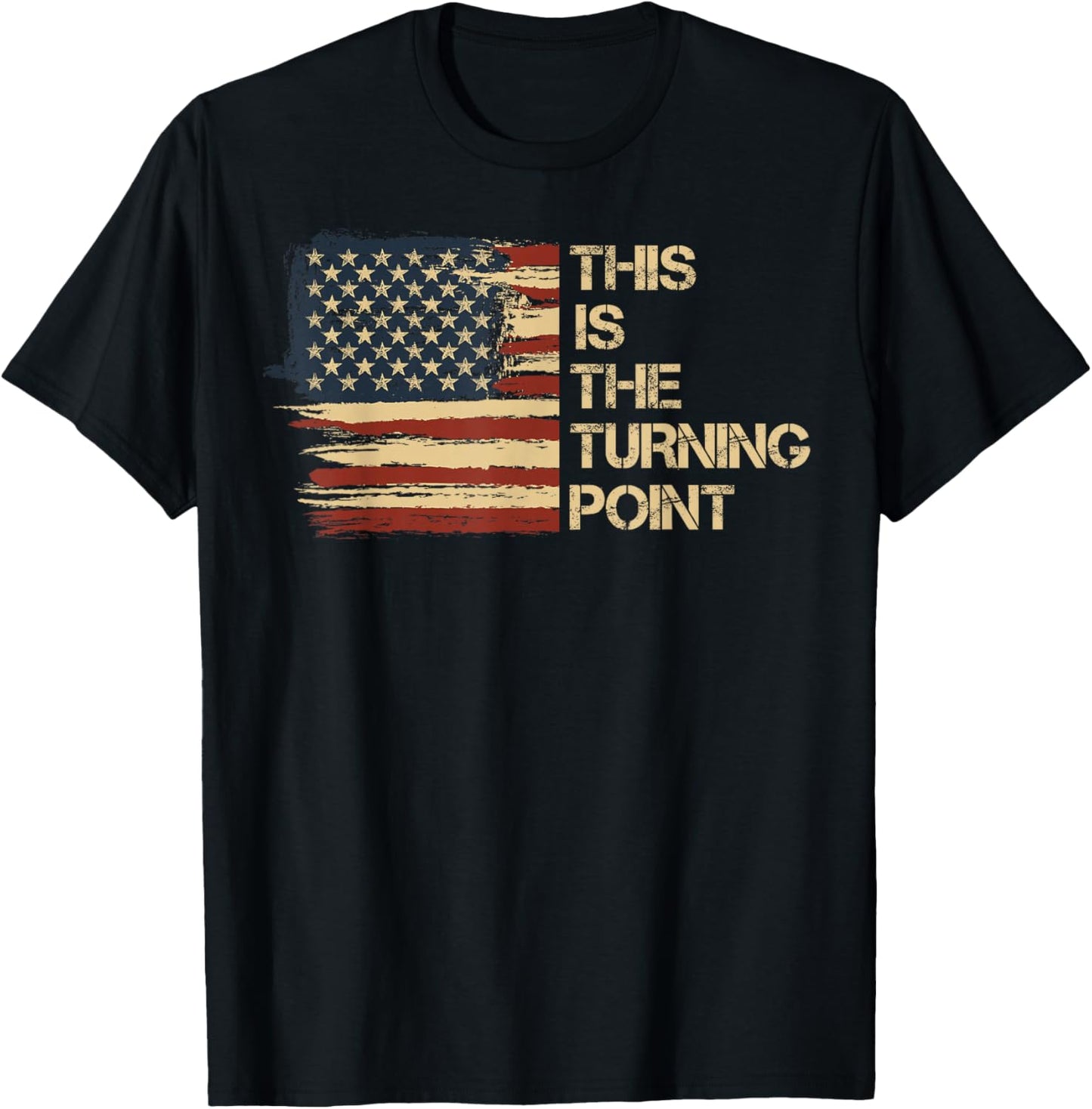 This is The Turning Point USA Flag Women Young T-Shirt - T-Shirt | Black
