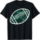 St Patricks Day American Football Saint Paddys Men Boys Kids T-Shirt - T-Shirt | Black