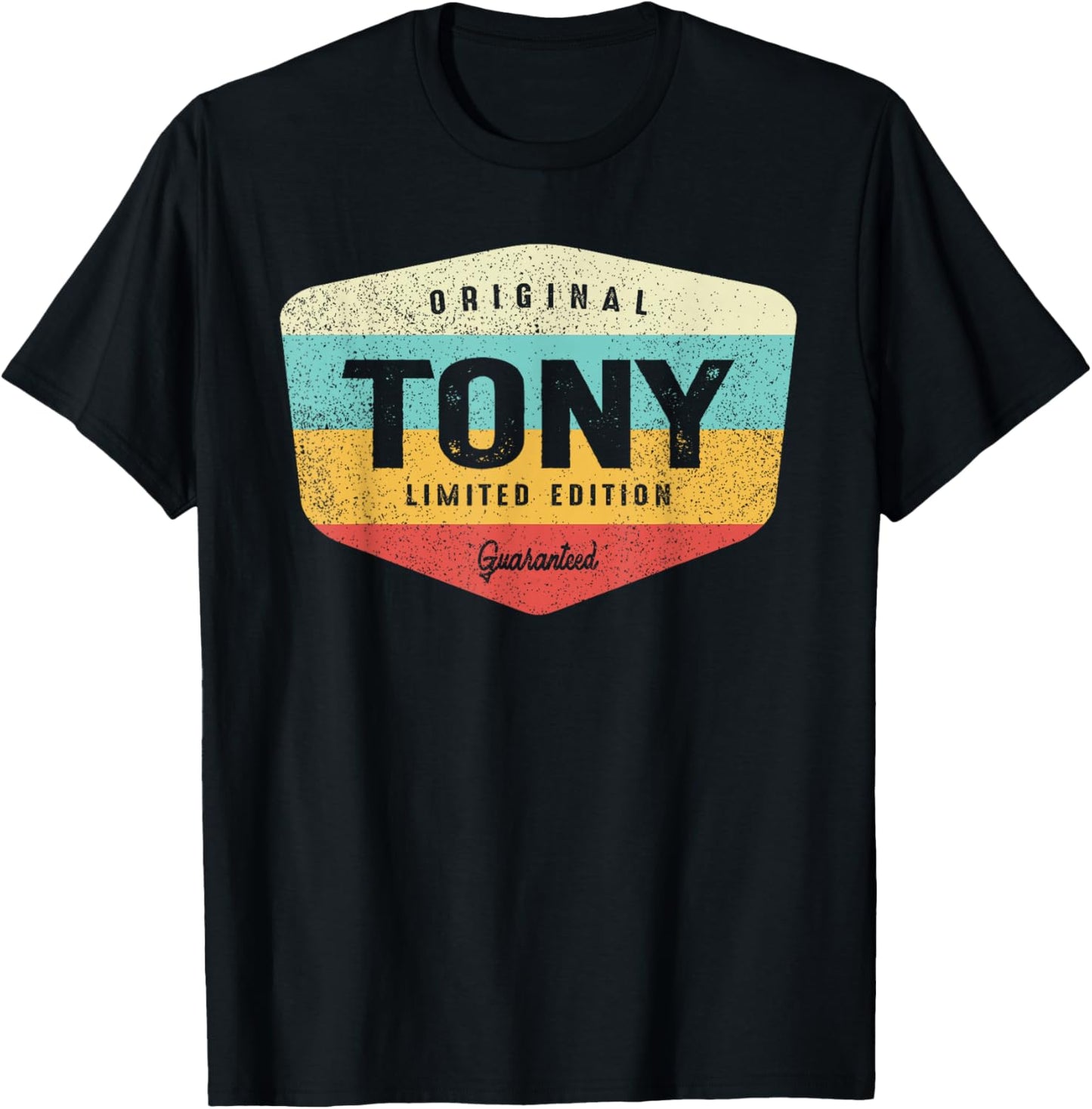Tony Personalized Name - Tony T-Shirt - T-Shirt | Black