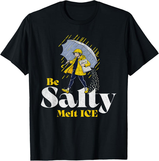 Be Salty Melt ICE T-Shirt - T-Shirt | Black