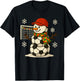 Soccer Balls Snowman Funny Christmas Xmas Cute Boys Kids T-Shirt - T-Shirt | Black