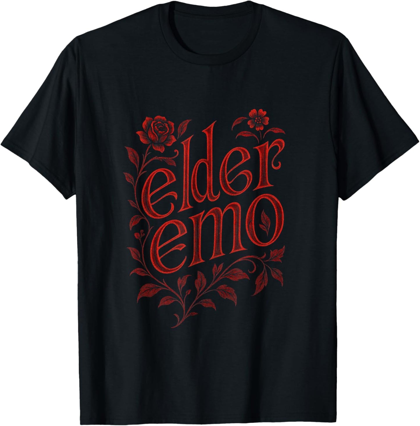 Elder Emo - Alternative Goth Music Fans T-Shirt - T-Shirt | Black