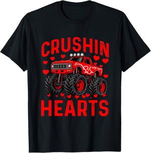 I'm Ready to Crush Hearts Boys Funny Valentines T-Shirt - T-Shirt | Black