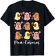 Pantasmas Ghost Pan Dulce Halloween Mexican Conchas Boo T-Shirt - T-Shirt | Black