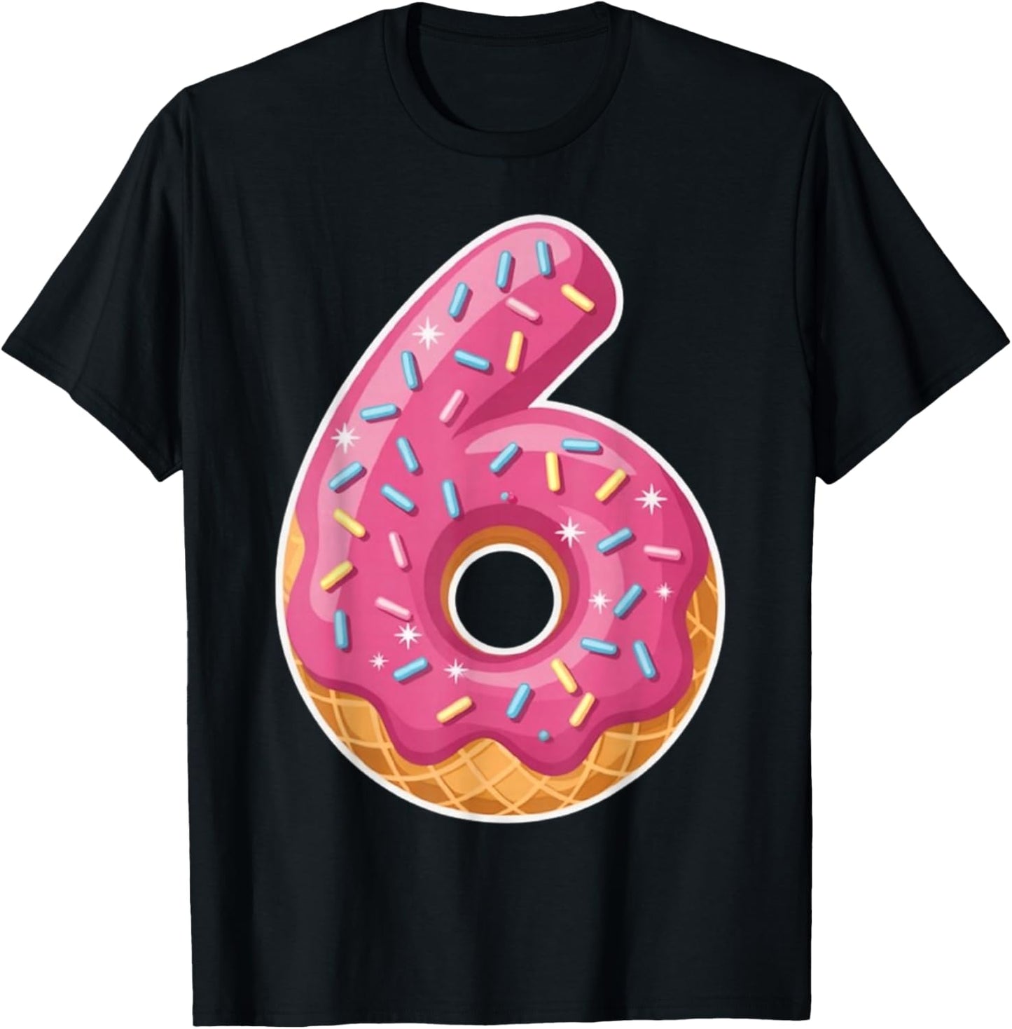 Six Seven 6 7 Donut Ice Cream Meme Rizz Couple Halloween T-Shirt - T-Shirt | Black