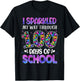 I Sparkled My Way Through 100 Days of School Brighter Funny T-Shirt - T-Shirt | Black