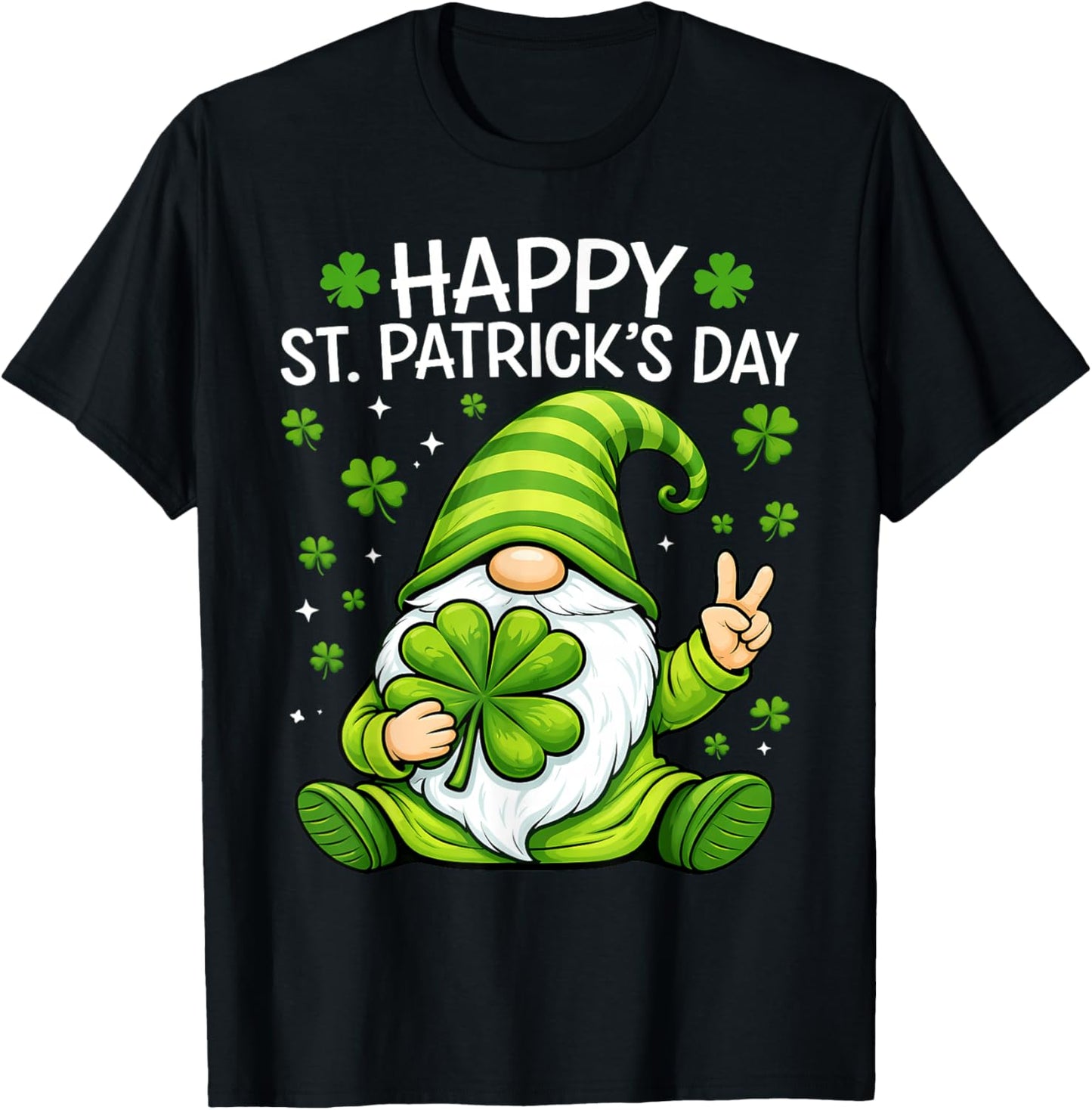 Women's Girls St Patricks Day Irish Shamrock St Patty's Day T-Shirt - T-Shirt | Black