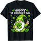 Women's Girls St Patricks Day Irish Shamrock St Patty's Day T-Shirt - T-Shirt | Black