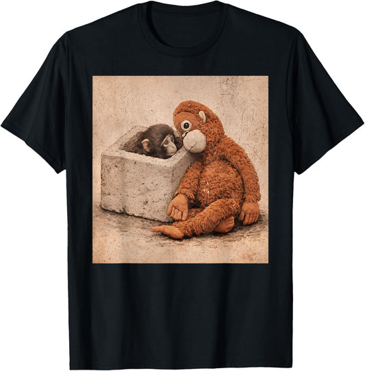 Baby Monkey Punch T-Shirt - T-Shirt | Black