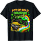 Pot of Gold Crusher Monster Truck St. Patrick’s Day Kids T-Shirt - T-Shirt | Black