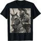Knight Riding on a Horse Art T-Shirt - T-Shirt | Black