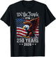 Vintage We The People 1776 250 Years Gift Women T-Shirt - T-Shirt | Black