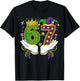 67 Mardi Gras Funny Six Seven Boys Girls Kids 6 7 Meme T-Shirt - T-Shirt | Black
