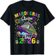Mardi Gras Cruise Crew 2026 Trip New Orleans Family Matching T-Shirt - T-Shirt | Black