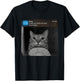 Ring There is Motion at Your Front Door Funny cat Meme T-Shirt - T-Shirt | Black