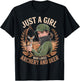 Archery and Deer Compound Bowhunter Bow Hunting Girl Archery T-Shirt - T-Shirt | Black