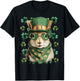Irish Squirrel with Sunglasses Shamrocks St Patricks Day T-Shirt - T-Shirt | Black