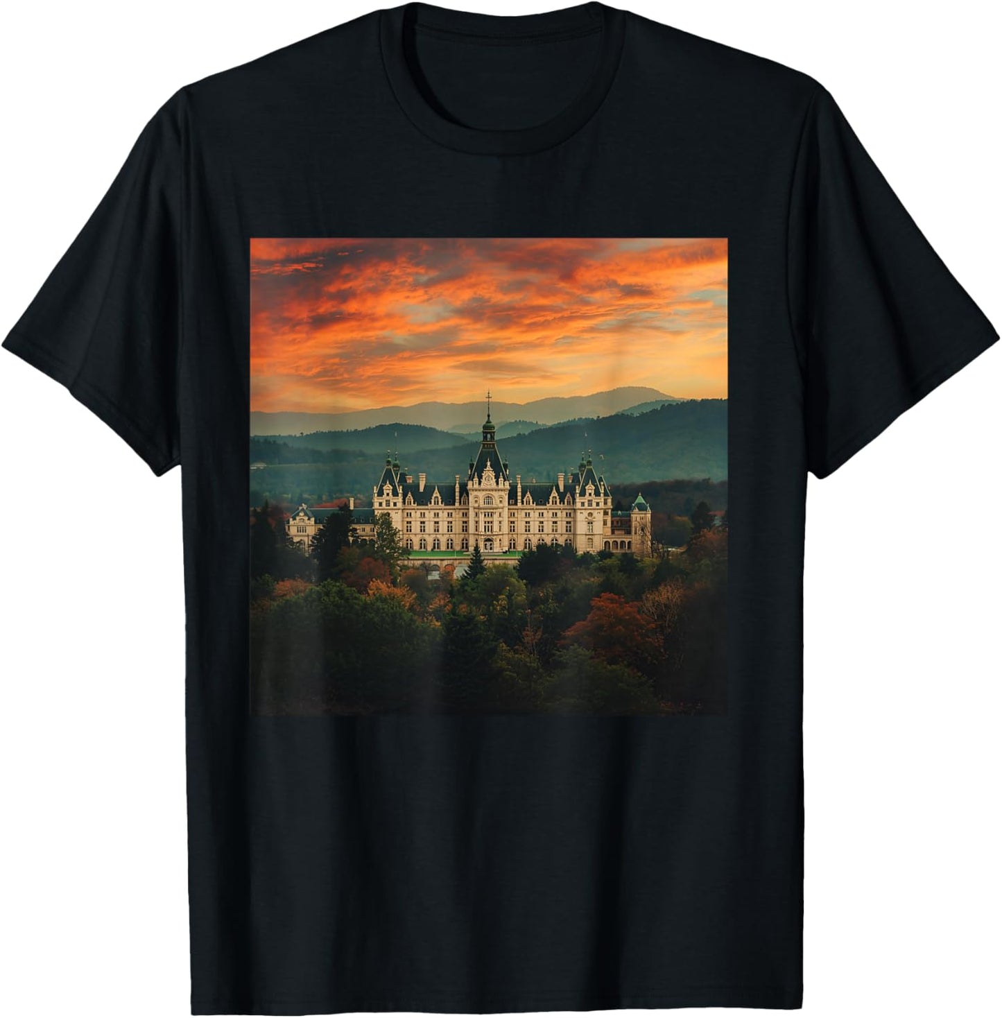 Biltmore at Sunset T-Shirt - T-Shirt | Black