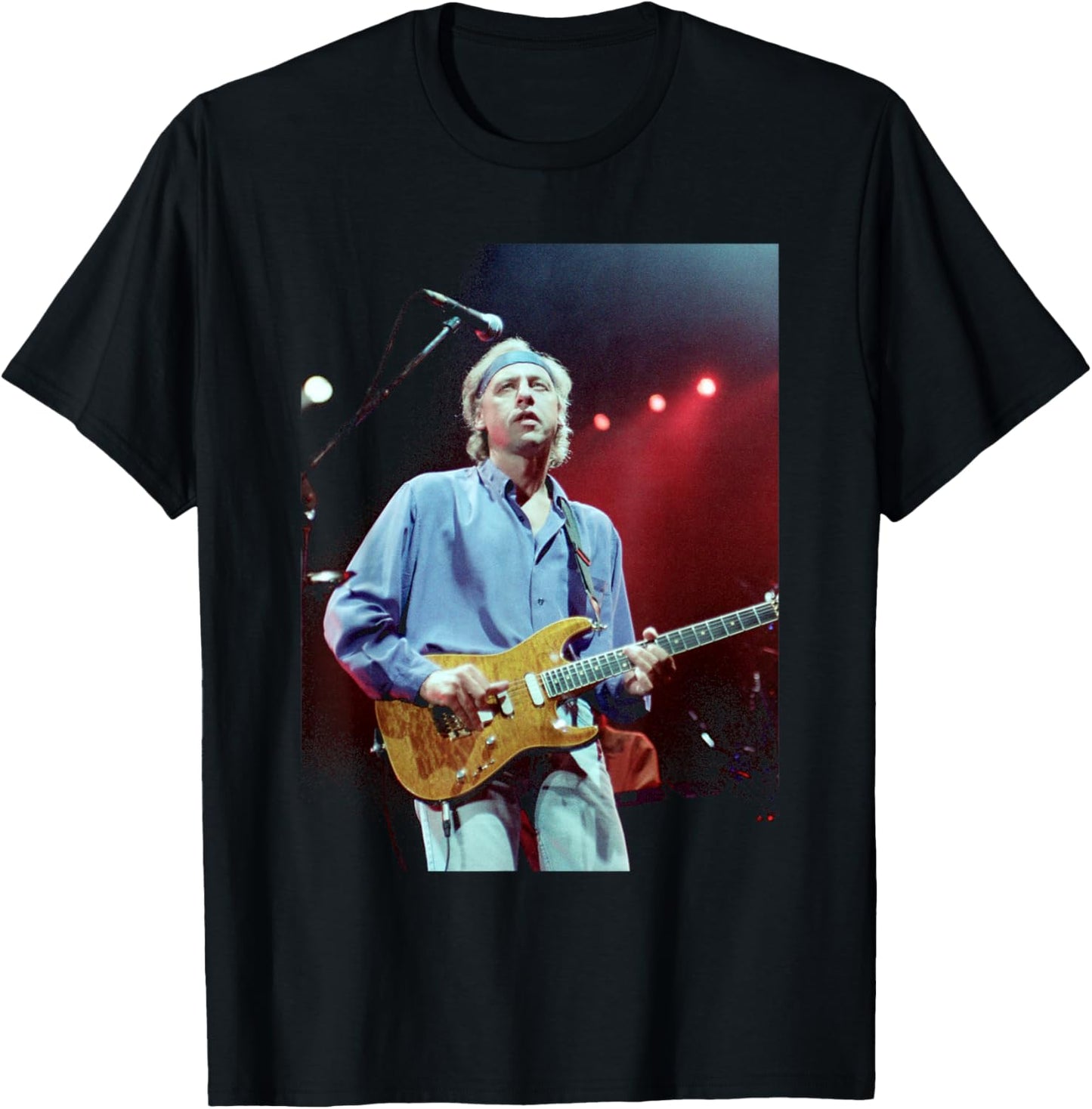 Mark Knopfler Dire Straits On Every Street Tour 1991 T-Shirt - T-Shirt | Black
