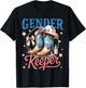 Boots Or Bows Gender Keeper of The Gender Reveal Family T-Shirt - T-Shirt | Black