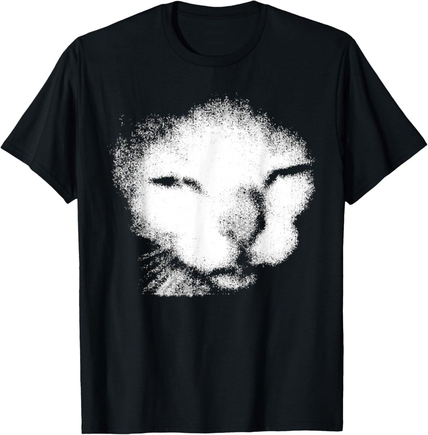 Cat Meme Funny Weird Cat Unhinged Humor Cat Lover T-Shirt - T-Shirt | Black