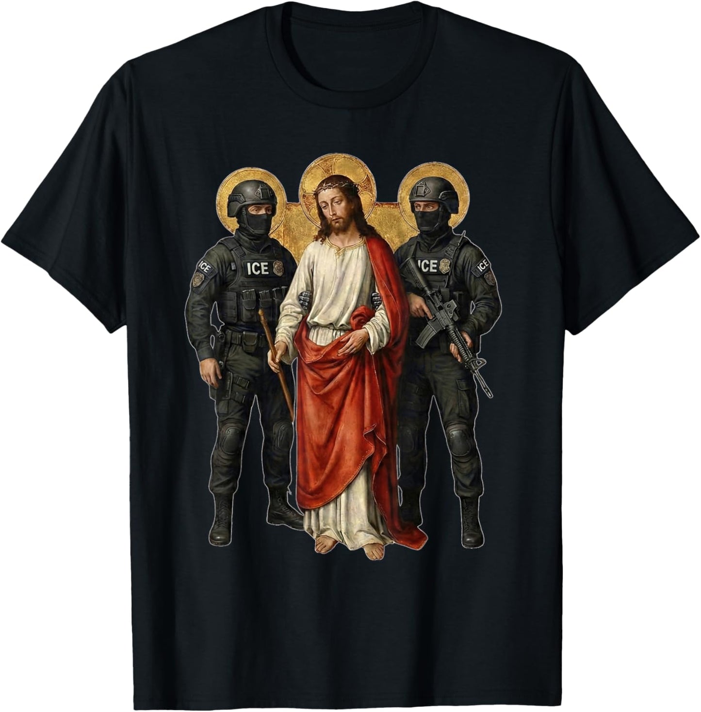 ICE Jesus Shirt T-Shirt - T-Shirt | Black