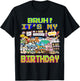 Bruh It's My Birthday All Baby Brainrot Funny for Kids Teens T-Shirt - T-Shirt | Black