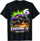 Birthday Monster Truck 6 Year Old Boys 6th Party Born 2020 T-Shirt - T-Shirt | Black