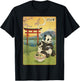 Kawaii Japanese Anime Panda Ramen Retro Gaming T-Shirt - T-Shirt | Black