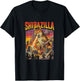 Shibazilla Giant Shiba Inu Monster Movie Dog Parody T-Shirt - T-Shirt | Black
