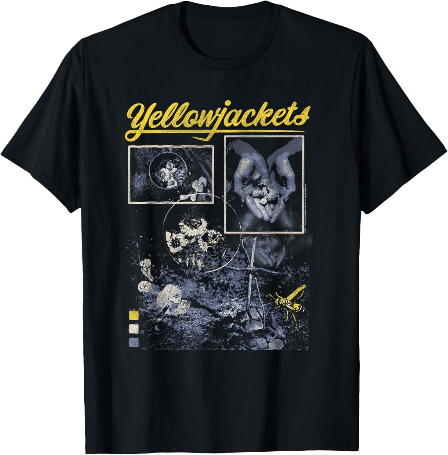 Yellowjackets Wilderness Foraged Mushroom Tea TV Show T-Shirt - T-Shirt | Black