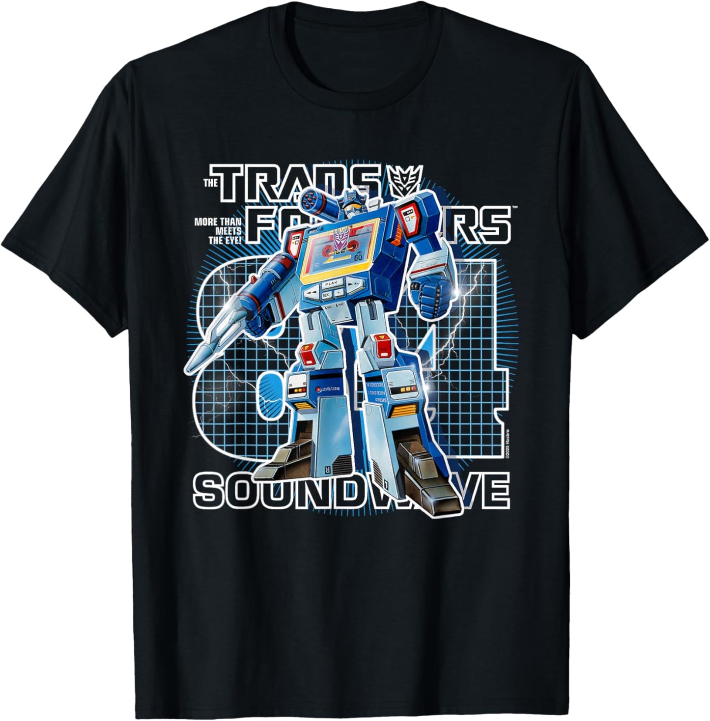 Transformers Retro Decepticon Soundwave 1984 T-Shirt - T-Shirt | Black