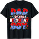 Dad of The Birthday Boy Family Spider Birthday Daddy Mom T-Shirt - T-Shirt | Black