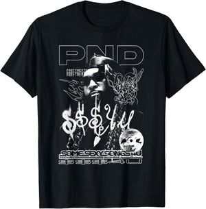 PARTYNEXTDOOR Outline Graphic T-Shirt - T-Shirt | Black