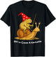Witchy Capybara Snail Meme Humor T-Shirt - T-Shirt | Black